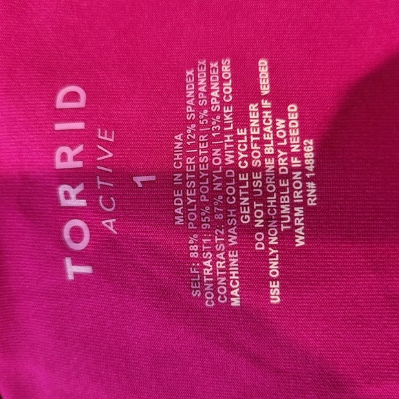 Torrid Magenta Active Tee - Picture 4 of 7